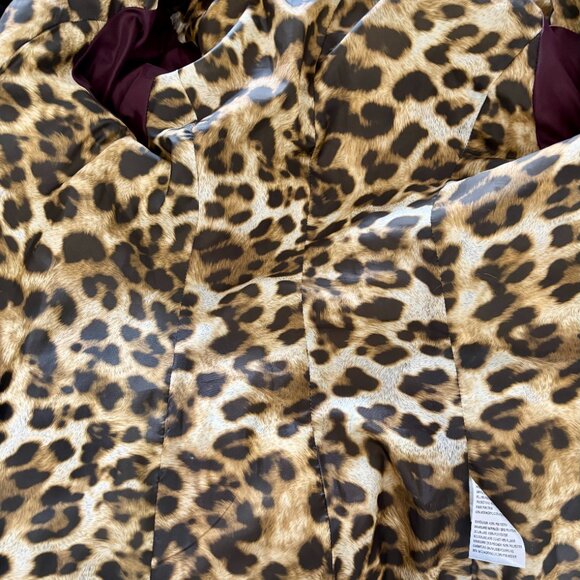 Laundry by Shelli Segal Plum Puffer Coat with Detachable Faux Fur Collar XS - Picture 9 of 10